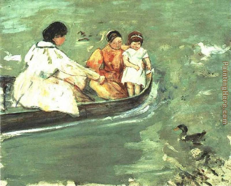 Mary Cassatt On The Water